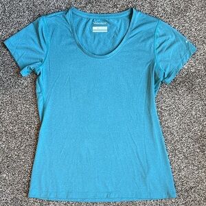 Women's Columbia XS Teal Short Sleeve Top